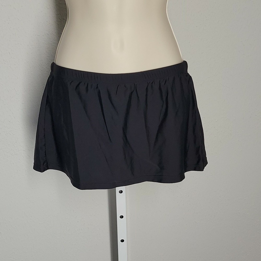 Costa del Sol Black Swimsuit Swim skirt Bottoms ~ Sz 8